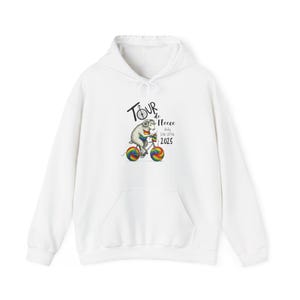 Moletom com capuz unissex Heavy Blend™ Tour De Fleece 2025