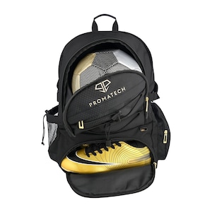 Soccer Backpack: Fits Size 5 Soccer or Size 7 Basketball, Laptop-Ready, Cleat Storage, Hydration Mastery, Quick Access Zipper Sports Bag image 1