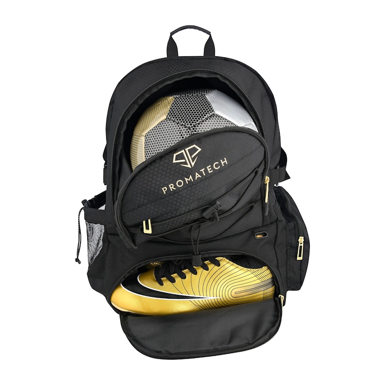 Soccer Backpack: Fits Size 5 Soccer or Size 7 Basketball, Laptop-Ready, Cleat Storage, Hydration Mastery, Quick Access Zipper Sports Bag image 1