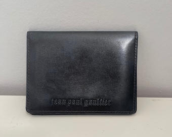 Jean Paul GAULTIER Vintage Silver Hardware Logo Card Case - Etsy