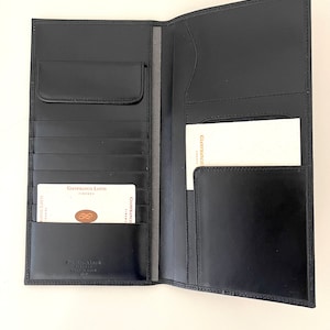 Leather Travel Wallet, Passport Holder by Gianfranco Lotti, Travel Organizer, Father's Day Gift, Valentine's Gift