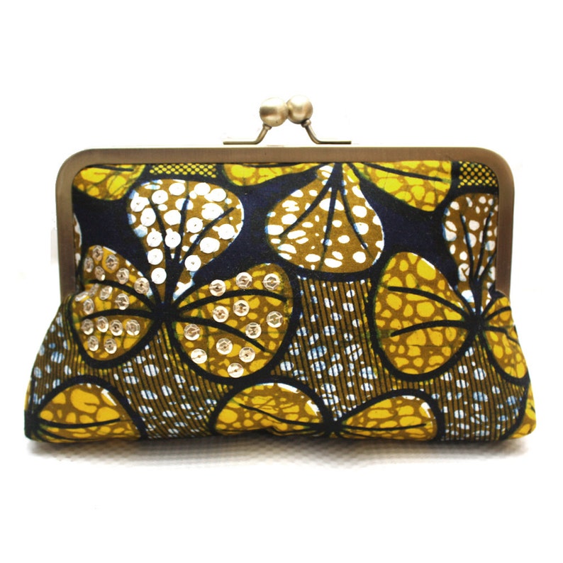embellished clutch purse