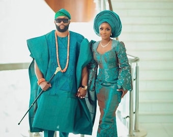 Couple traditional wedding outfit,Nigeria wedding dress,African couple dress,African fashion,Couples wear,Owanbe,engagement dress,Photoshoot
