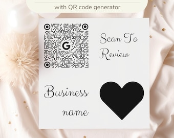 Google Scan To Review QR code template - Custom QR Code Stickers template to Enhance Customer Engagement and Feedback, QR code design [19]