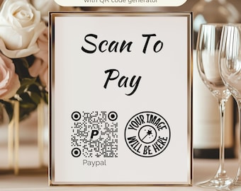 Scan To Pay - Personalized QR Code for Easy Transactions with Paypal - Customizable Design for Your Needs - QR code design [2]
