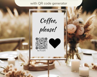 Coffee, please! Support Your Favorite Barista with Our QR Code Donation Link for a Cuppa Goodness! QR code design [5]