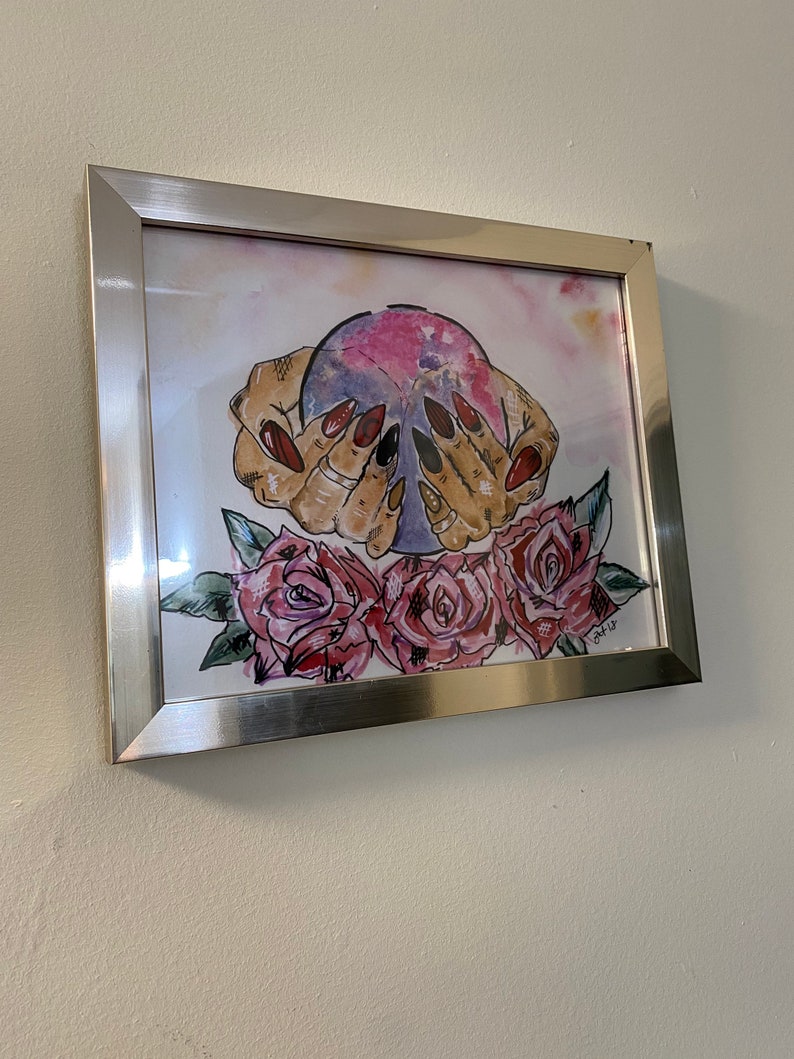 Silver Tone Framed Claim Your Magic Print