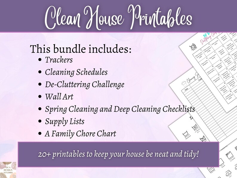 Cleaning Binder Printables, House Keeping, Home Maker, De-cluttering - Etsy