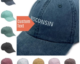 Custom Embroidered Hat - Personalized Dad Cap with Your Unique Message - Perfect Gift for Mom, Thoughtful Mother's Day Present