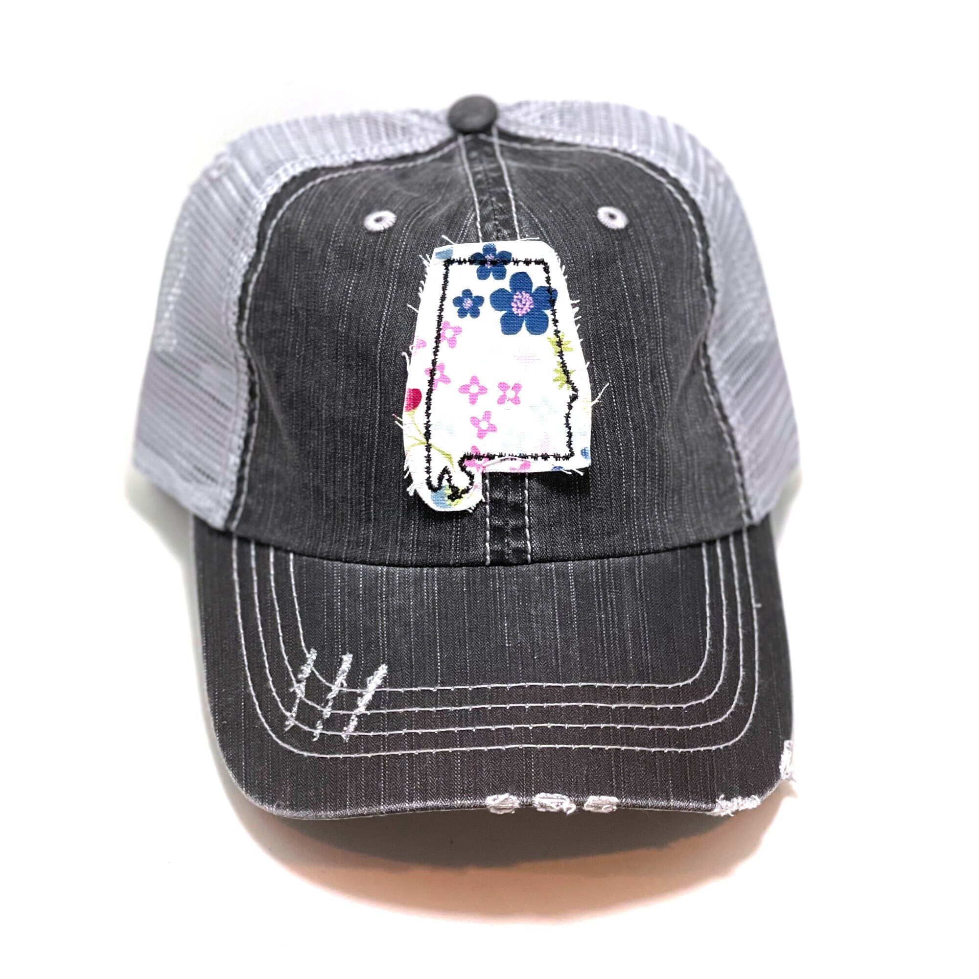 Alabama Hat Distressed Embroidered 