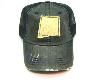 Trucker Hat Fabric State New Mexico Hat