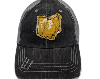 Trucker Hat Fabric State Ohio OH
