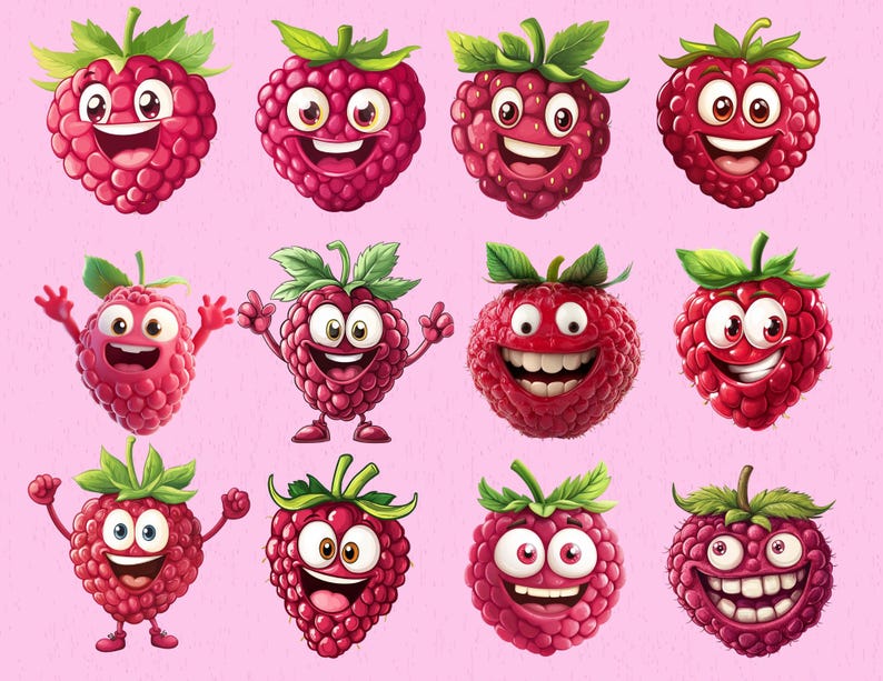 Clipart Funny Raspberry 41 PNG | Sweet and Funny Designs| Transparent ...