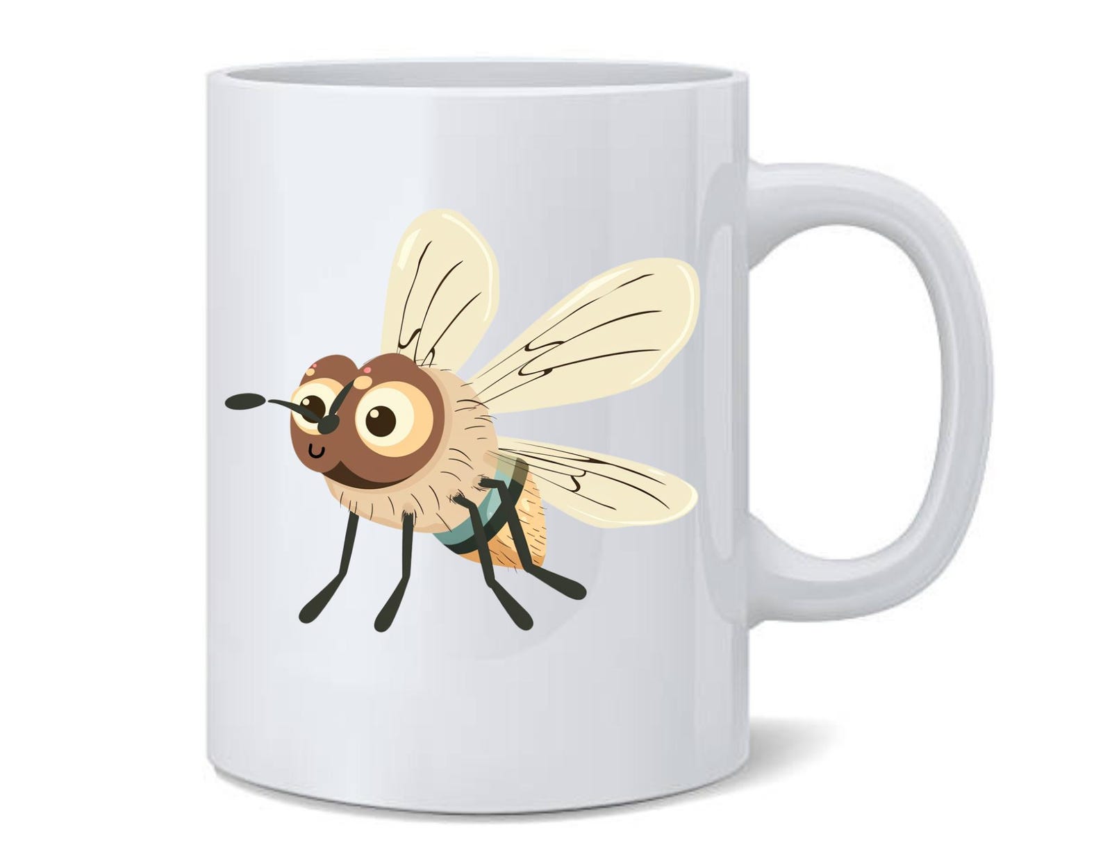 Cute Fly Clipart Bundle | Cute Insect PNG Set | Cartoon Bug Digital ...