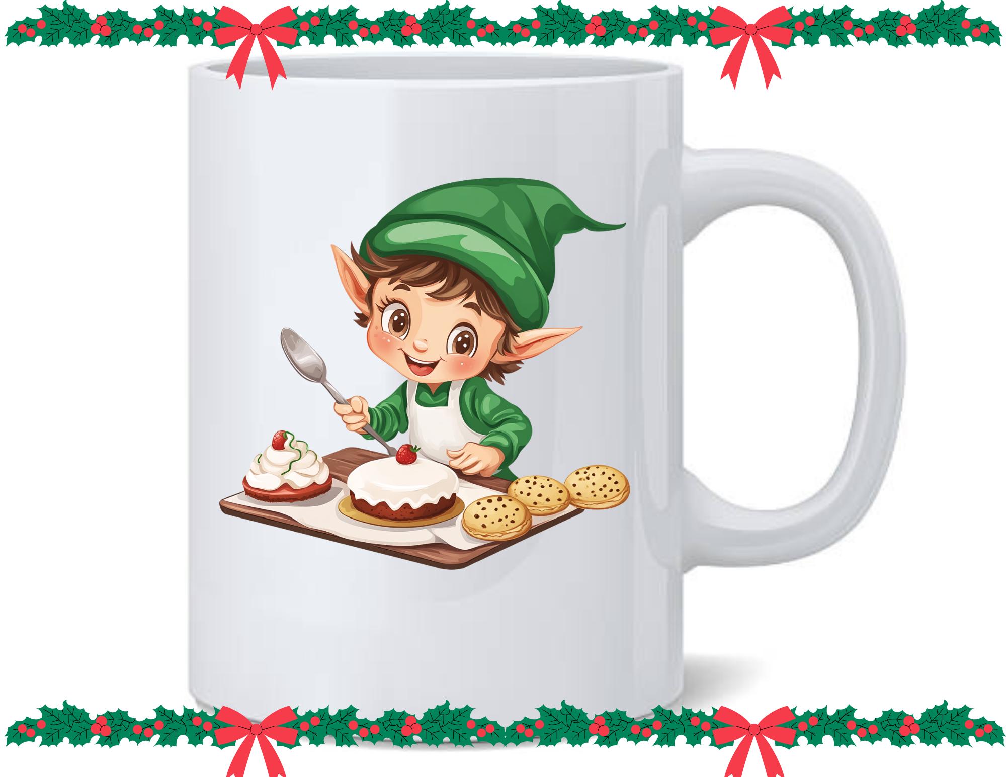 Christmas Elves Cooking Clipart Bundle – 37 PNG Festive Elf | Cute ...