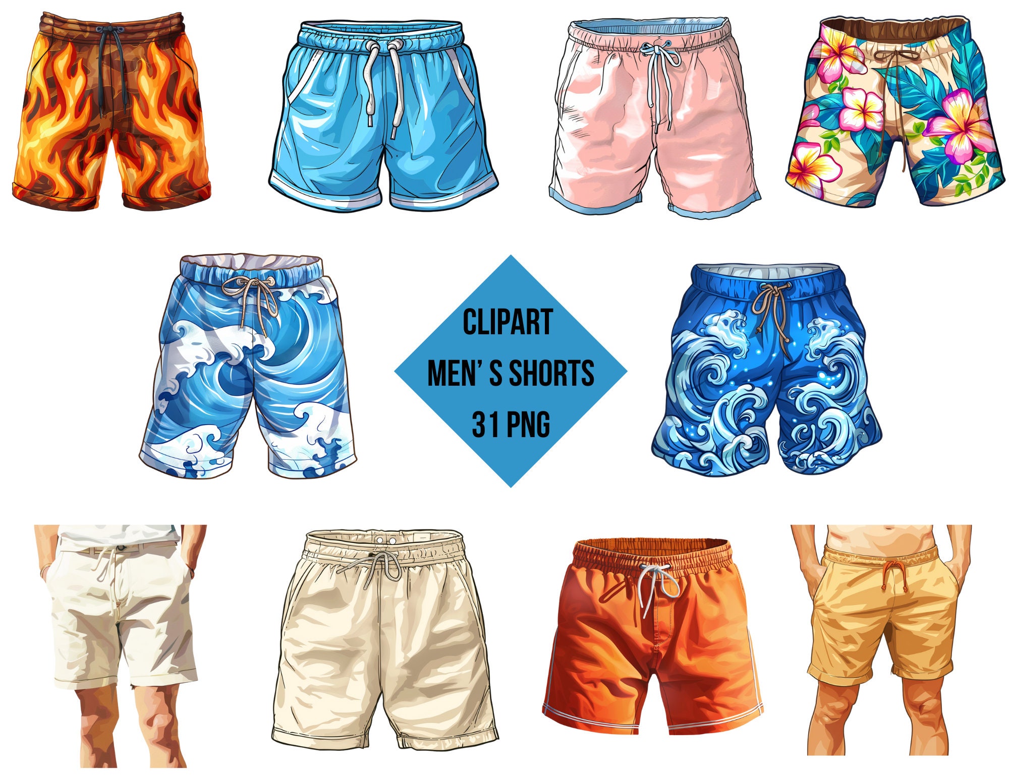 Men Shorts Clipart Australia