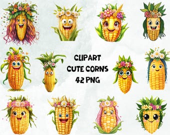 Clipart Callos Lindos / Callos Divertidos 42 PNG / Callos Artísticos Para Proyectos Bonitos / Fondo Transparente / Descarga Instantánea de Alta Calidad