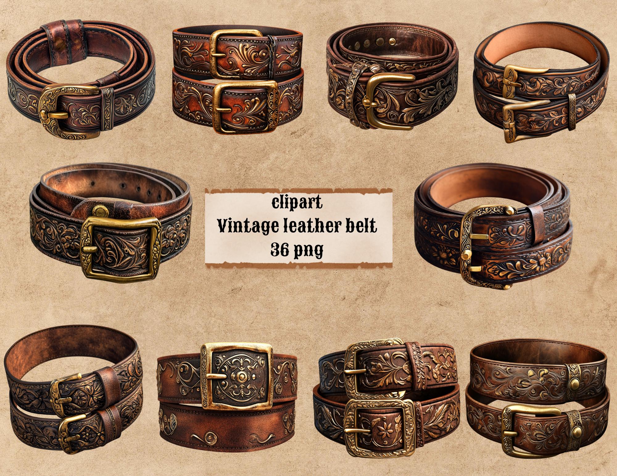 Vintage Belts Bundle - Etsy