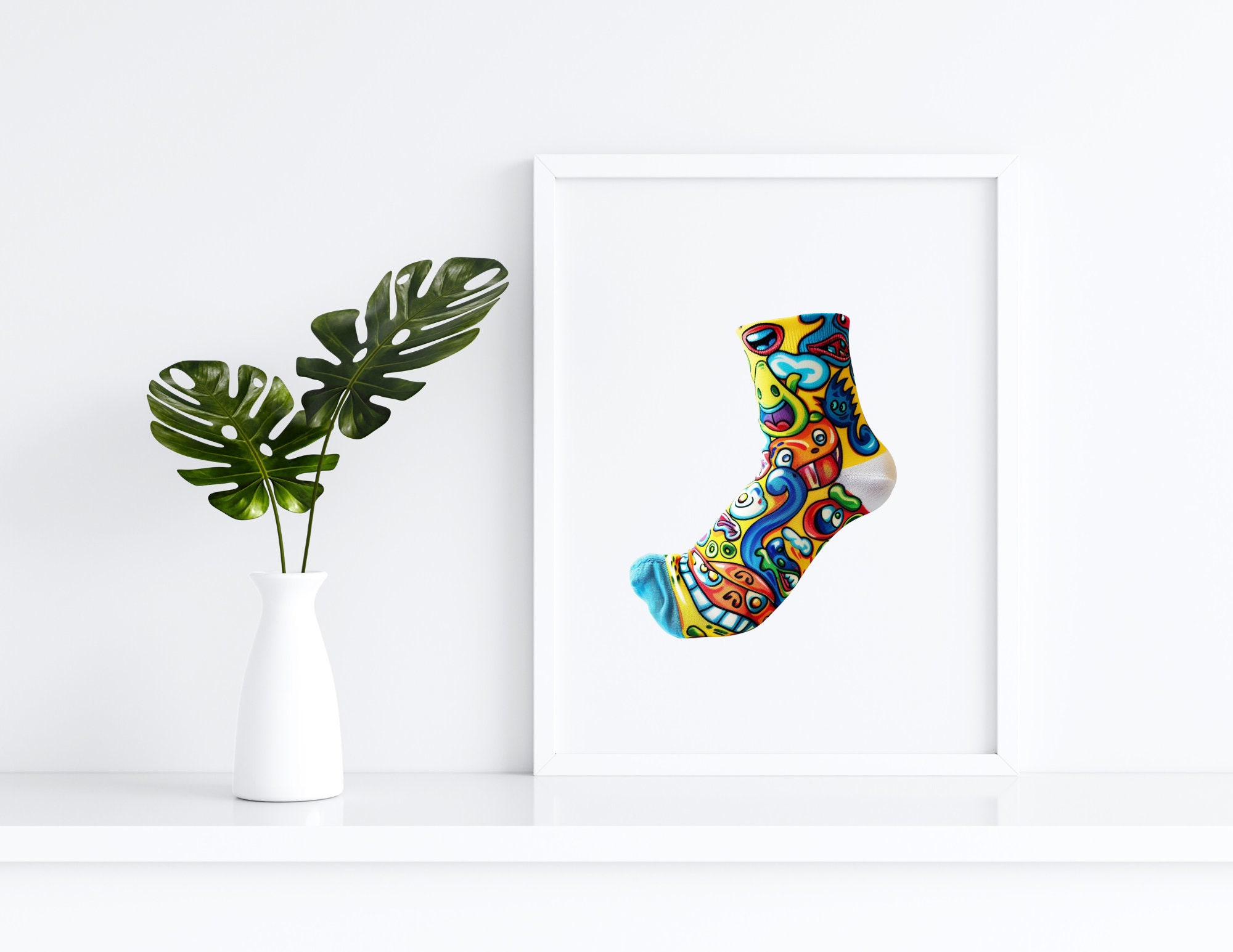 Clipart Funny Socks | Funny Socks PNG | Digital Print Funny Socks ...