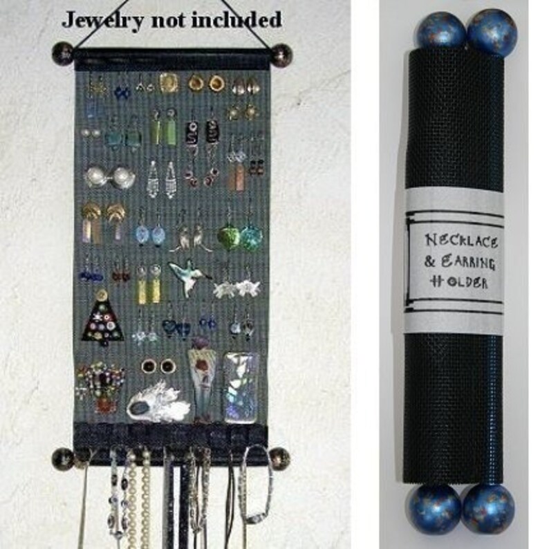 NECKLACE and EARRING Holder Organizer Jewelry Display Etsy