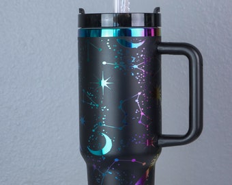 Rainbow Dupe Cup | Holographic Tumbler | Galaxy Rainbow Tumbler Gift 40 ounce | 40 oz. Cup | Galaxy Dupe Cup | SALE
