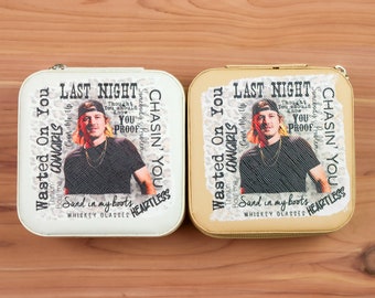 Travel jewelry box | Morgan Wallen gift box | Gift for her | Gift for Girl | Morgan Wallen Fan