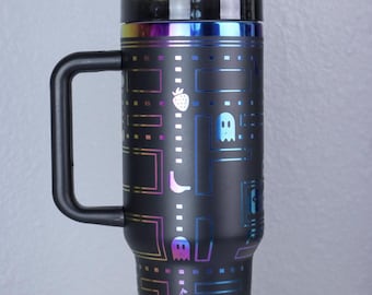 Rainbow Dupe Cup | Holographic Tumbler | Rainbow Tumbler Gift 40 ounce | 40 oz. Cup | 80's Dupe Cup | SALE