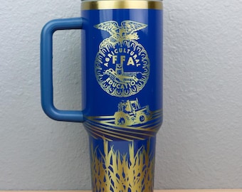 Tumbler Cup | FFA Inspired Gift 30 ounce | 40 oz. Cup | Agriculture Teacher | Ag Teacher | Future Farmer