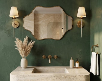 mirror wall decor large, mirror a frame for wall decor, mirror gold, vanity mirror rectangle