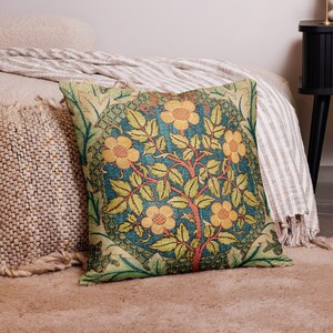 William Morris Decorative Pillow Cover, Throw Pillow Case, Accent Sofa Cushion Cover, Eclectic Home Decor image 2