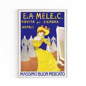 Cartel publicitario de moda italiana vintage, impresiones publicitarias de Leonetto Cappiello, impresiones artísticas de pared de galería coloridas