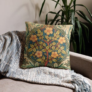 William Morris Decorative Pillow Cover, Throw Pillow Case, Accent Sofa Cushion Cover, Eclectic Home Decor image 6
