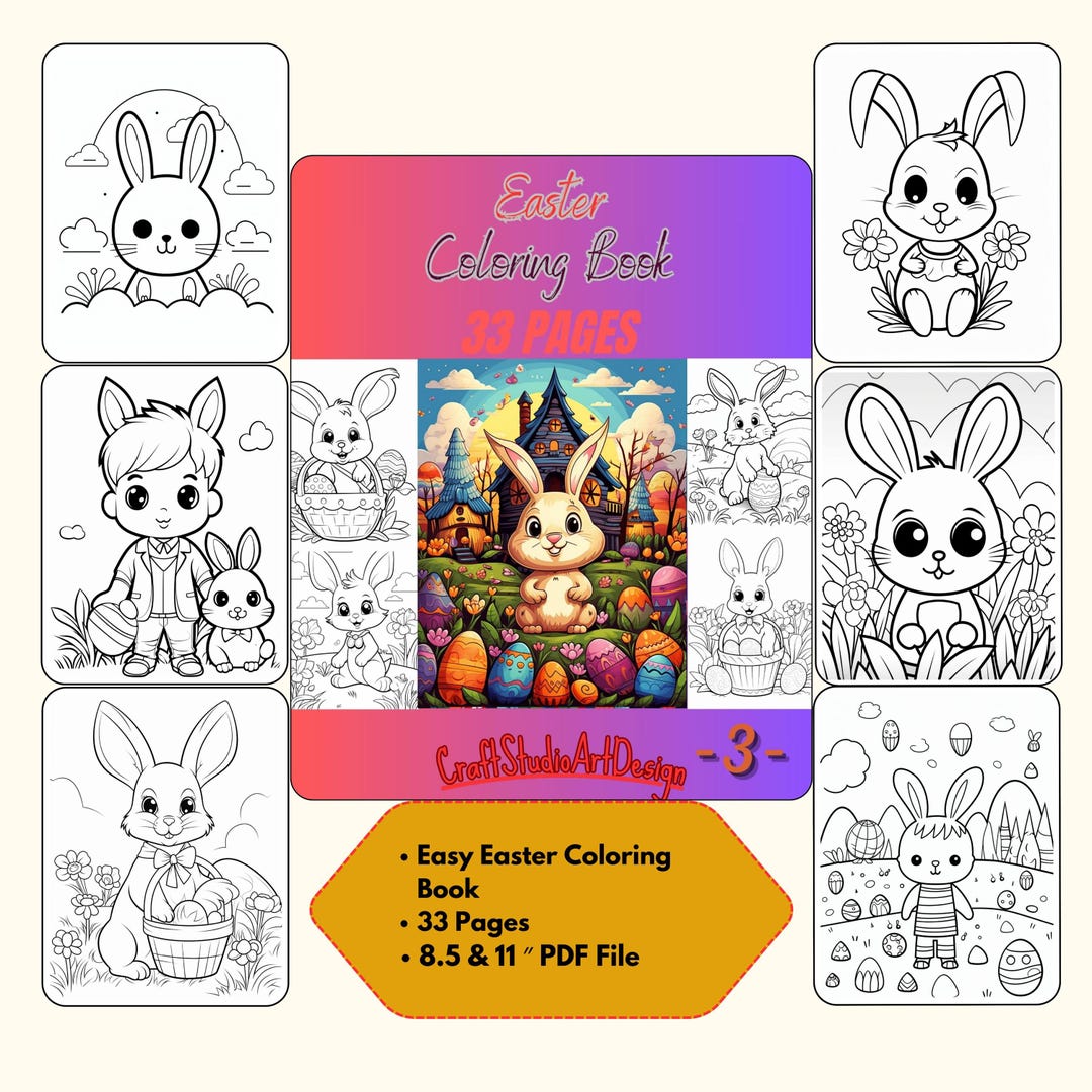 Easter Coloring Pages | 30+ Printable Spring Designs for Kids and ...
