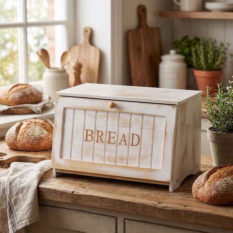 Vintage Bread Box - Etsy