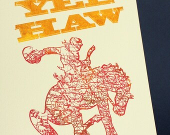 Impression Yee Haw en édition limitée 1/20