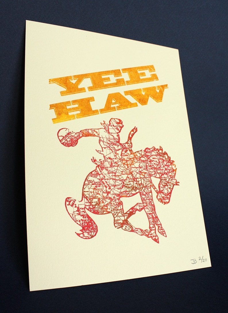 Yee Haw Limited-Edition Print 1/20 image 3