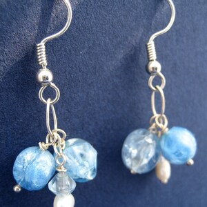 Icy Blue Earrings image 3