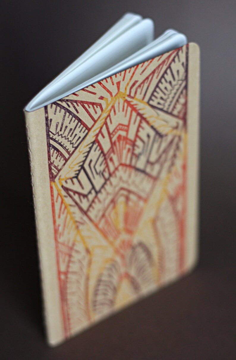 Deco Glass Pocket Moleskine Cahier Notebook image 2
