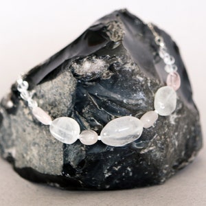 Rose Quartz Sterling Silver Necklace