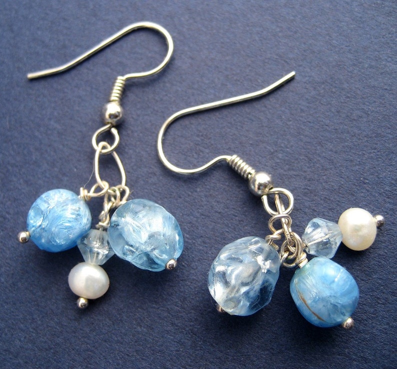 Icy Blue Earrings image 2