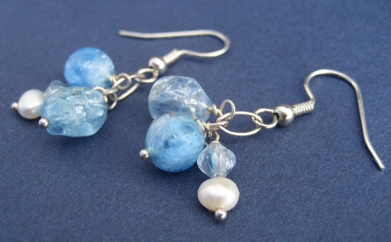 Icy Blue Earrings image 4