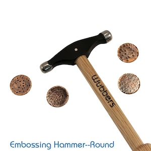 Wubbers Artisan&#39;s Mark Round Embossing Hammer