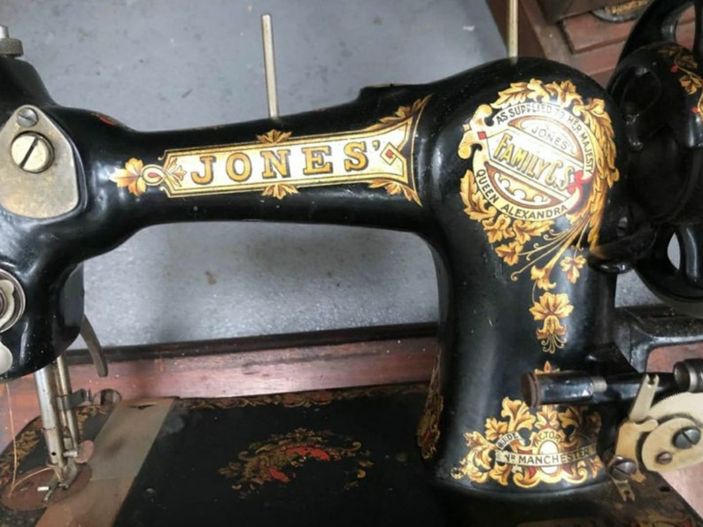 Máquina de coser manual Jones Reina Alexandra imagen 2
