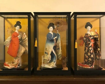 Conjunto de muñecas Geisha