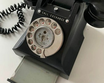 Old Black Rotary Telephone