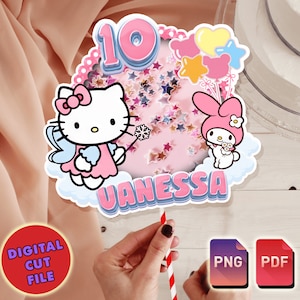 hello Kittyハローキティ ウェディングケーキトッパー Hello kittys cake toppers - Etsy 日本