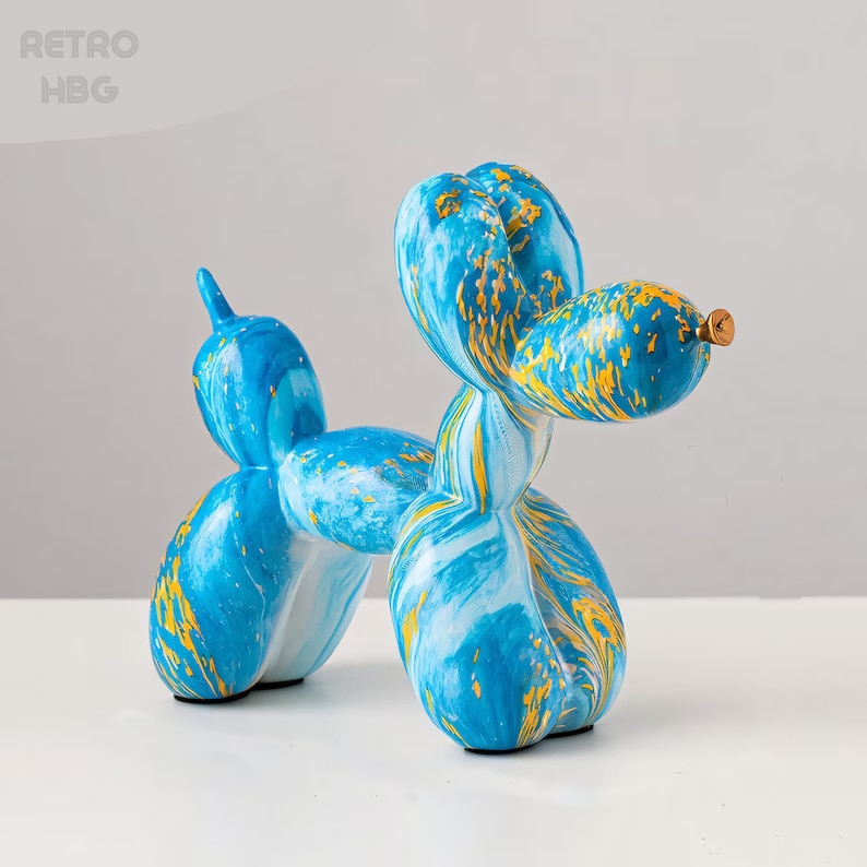 Balloon Dog Decor, Balloon Dog Ornament, Balloon Dog, Pastel