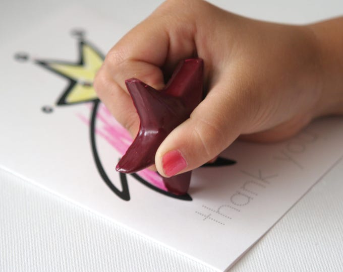 Star Shaped Crayons: Recycled USA Crayons, Art Party Favors