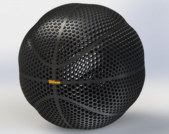 Ballon de basket airless imprimé en 3D - (rebondissant !)