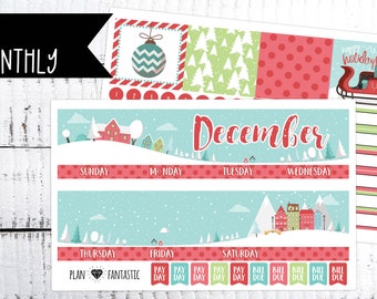February Monthly Planner Sticker Kit for use with ERIN CONDREN LIFEPLANNER\u2122